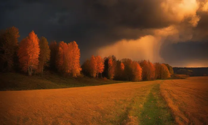 Bývalá vodárna v Cítolibech – autumn