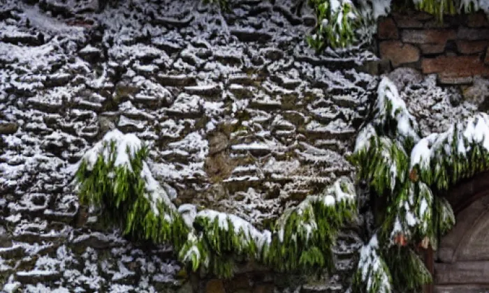 Balvan s mísou – winter