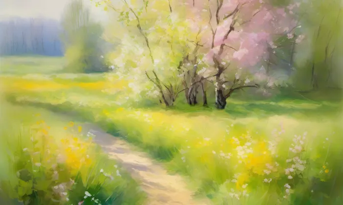 barokní most v Náměšti nad Oslavou – spring