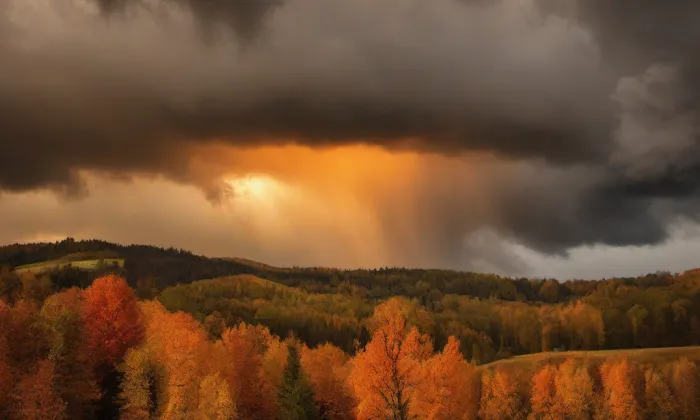 Bezemín – autumn