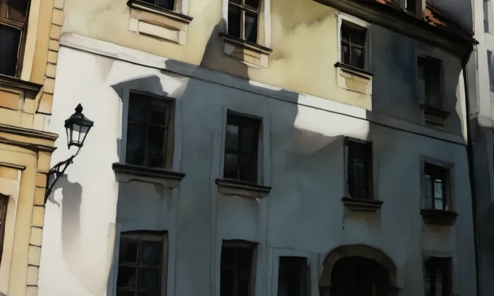 Bezručova 26 – akvarel
