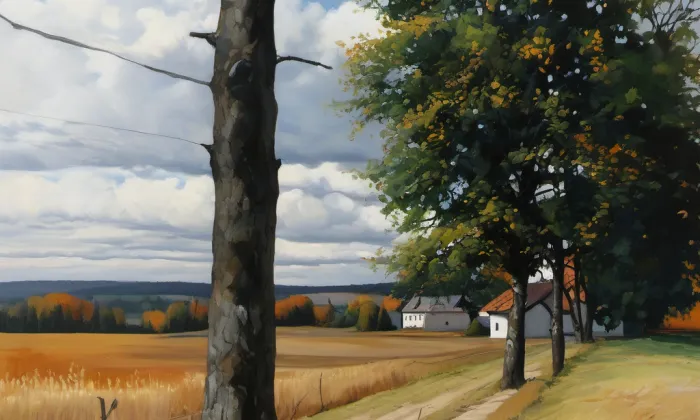 Boží muka Chlebíčkovská – autumn