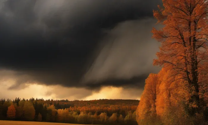 Boží muka fořta Jana Michny – autumn