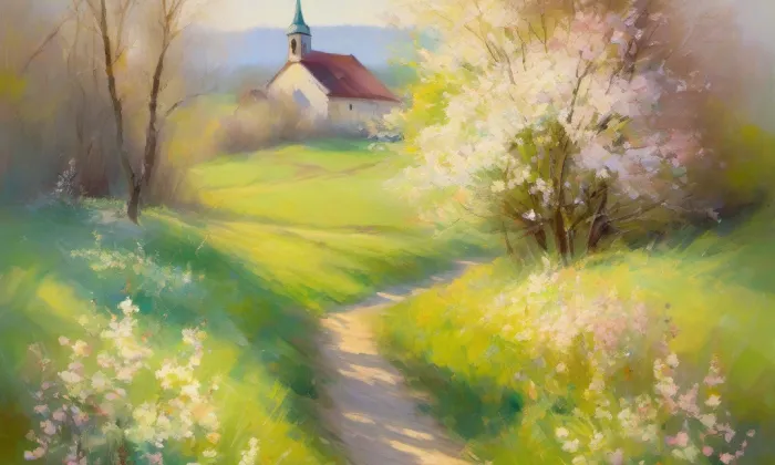 Boží muka fořta Jana Michny – spring
