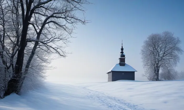 Boží muka fořta Jana Michny – winter