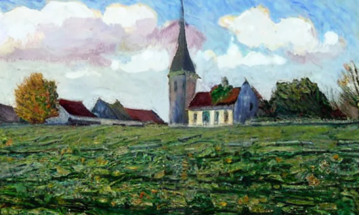 Boží muka na návsi – spring