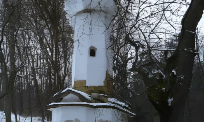 Boží muka svatého Jana Nepomuckého – winter
