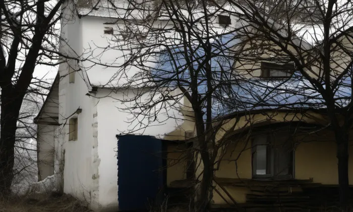 Boží muka u silnice západně od Drážkova – winter