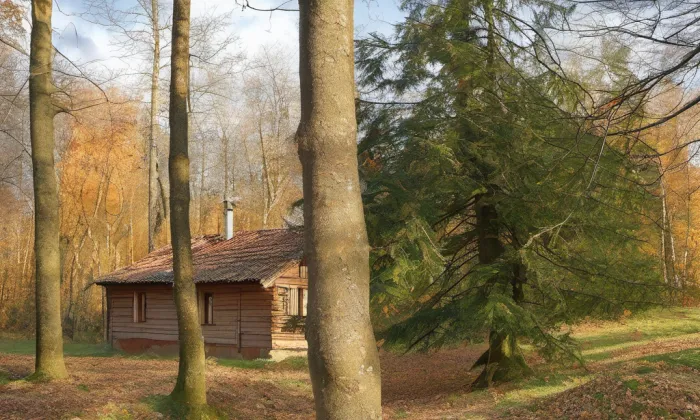 Boží muka v Horním Studenci – autumn
