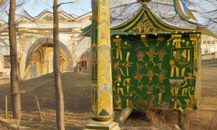Boží muka v Horním Studenci – iluminace