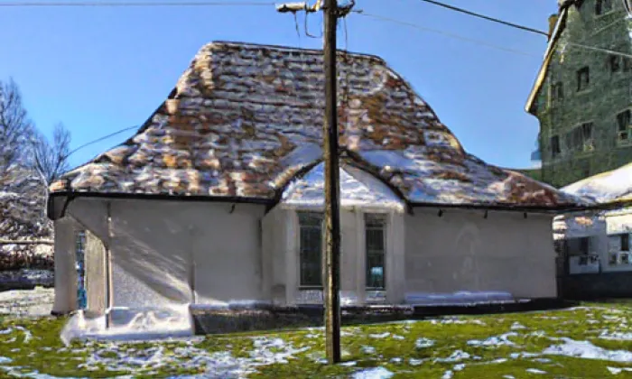 Bobrová – winter