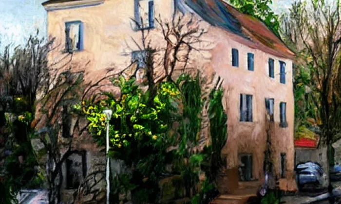 Brána fary – spring