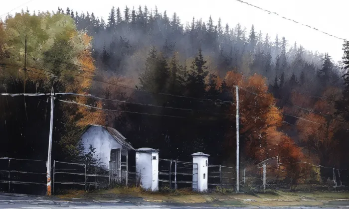 Brabcová – akvarel