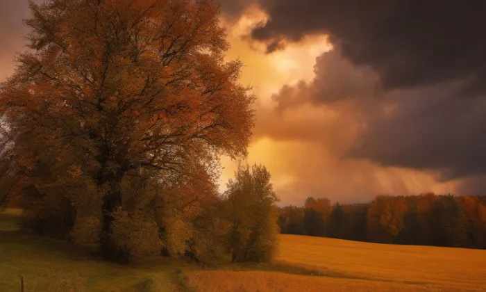 Buštěhrad – autumn