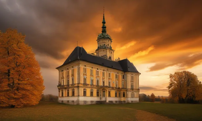 Buquoyský palác – autumn