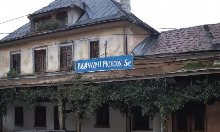 Bystřice u Benešova – akvarel