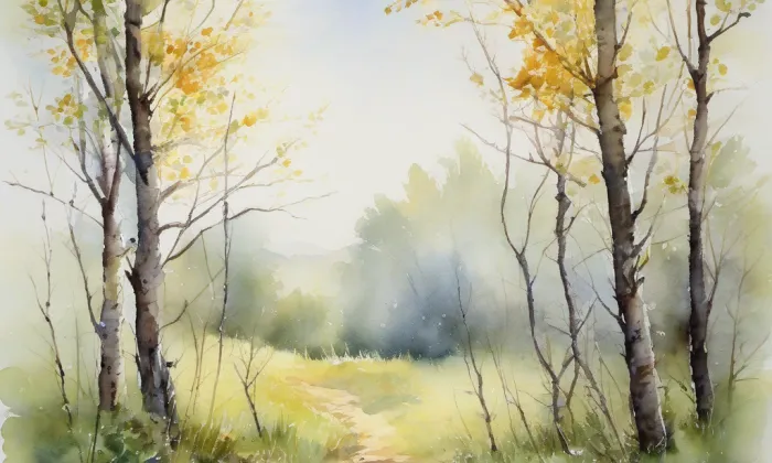 Císařský mlýn – akvarel
