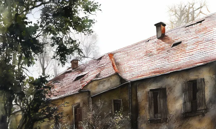 Chotýšany – akvarel