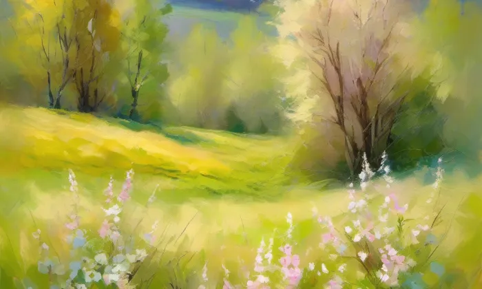 Děvín – spring