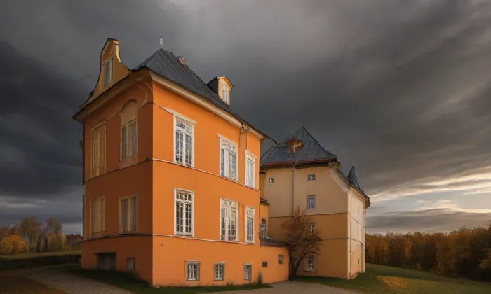 Dienzenhoferovy sady – podzim