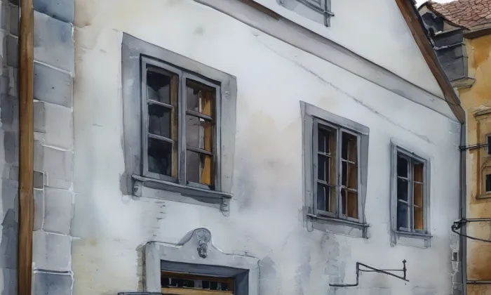 Dlouhá 90 – akvarel
