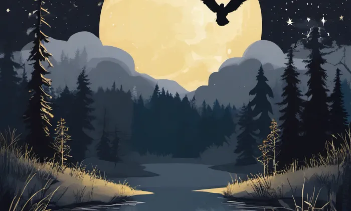 Dolejší mlýn – noc