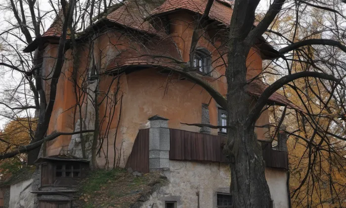 Dvě brány parku – autumn