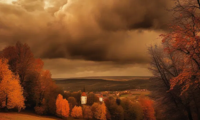 Dvorec – autumn