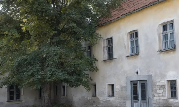 Dvorní křídlo – noc