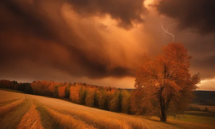 Emin zámek – autumn