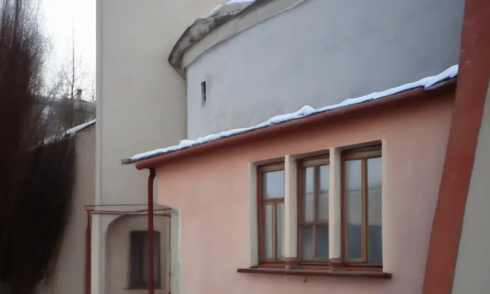 Evangelická kaple ve Stříteži – winter