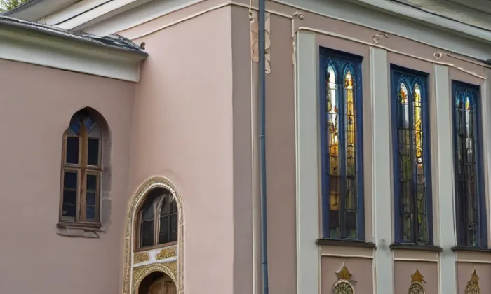 evangelický kostel v Blažkově – iluminace