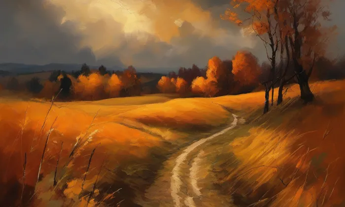 evangelický kostel v Chodově – autumn