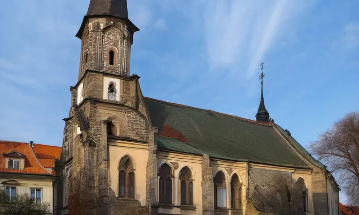 evangelický kostel v Děčíně – spring