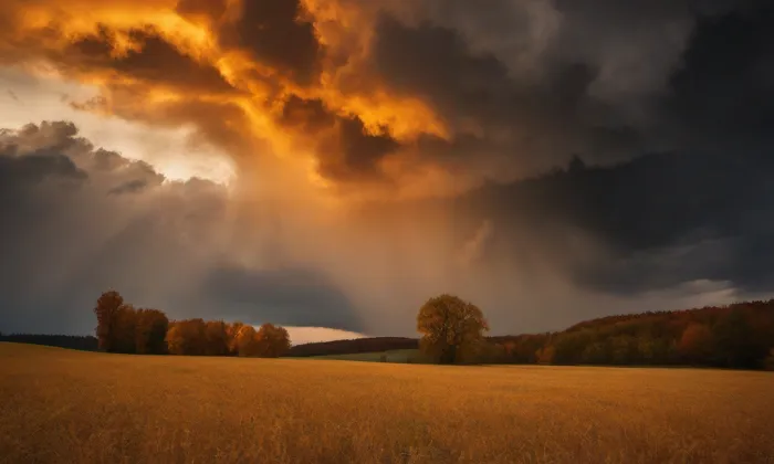 evangelický kostel v Horní Krupé – autumn