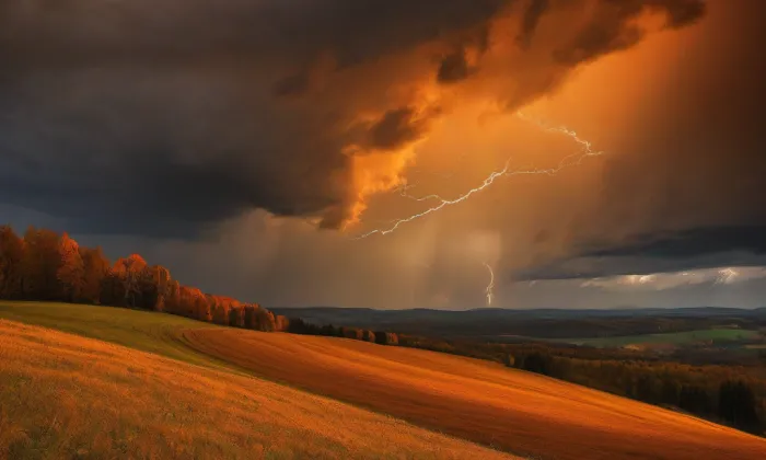 evangelický kostel v Hrobu – autumn