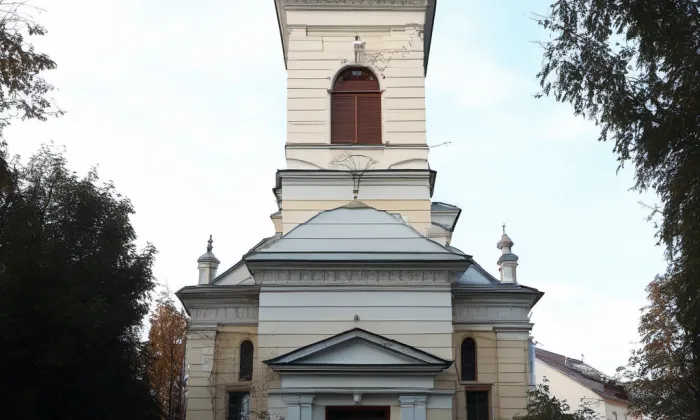 evangelický kostel v Nymburce – winter