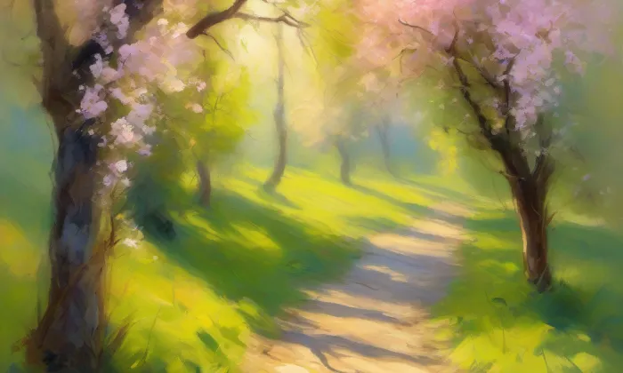 evangelický kostel ve Džbánově – spring