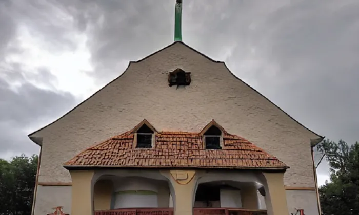 evangelický kostel ve Slatiňanech – spring