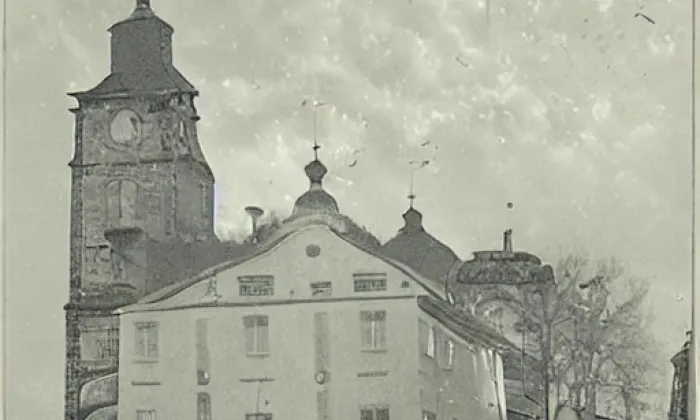 evangelický kostel ve Střekově – autumn
