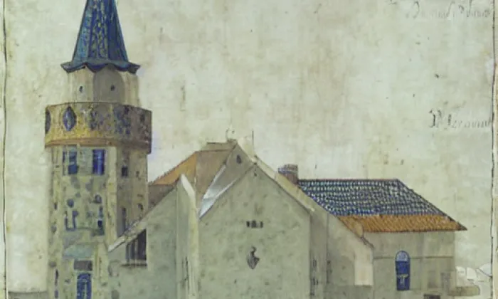 evangelický kostel ve Střekově – iluminace