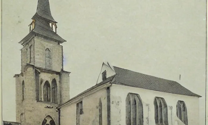evangelický kostel ve Střekově – summer