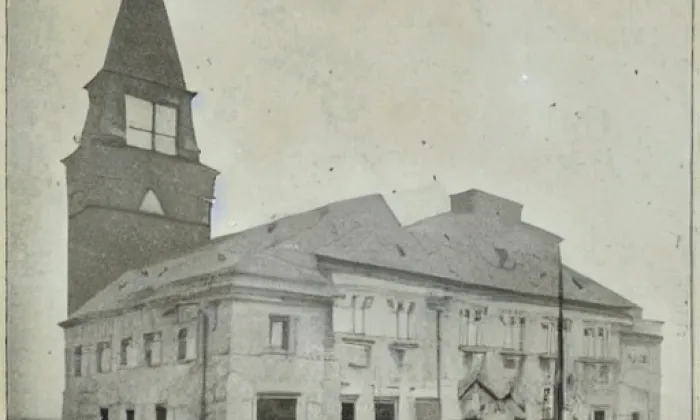 evangelický kostel ve Střekově – winter
