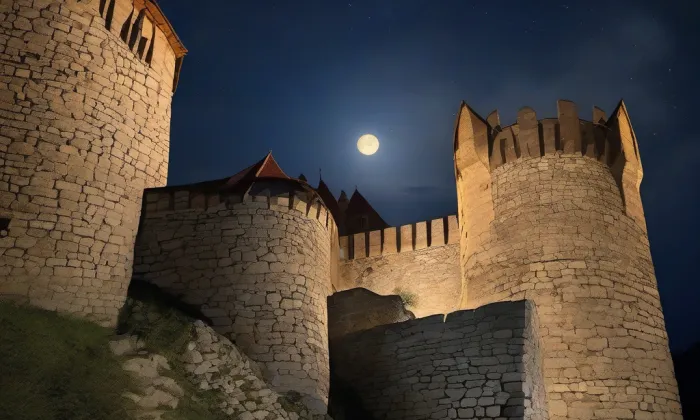 Gutštejn – noc