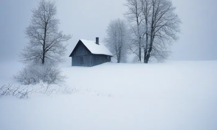 Hřbitovní kaple (Jiříkov) – winter