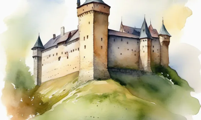 Hůrka – akvarel