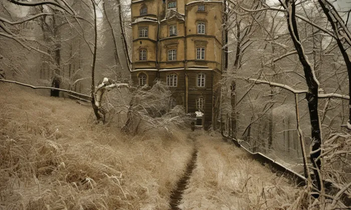 Hausberk (Křimov) – winter