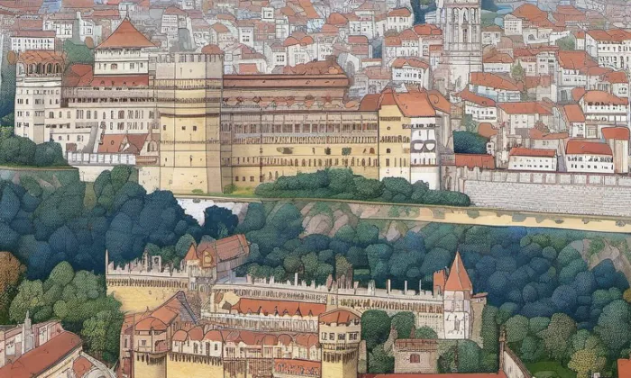 historické centrum Prahy – iluminace