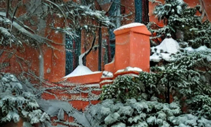Hněvín – winter