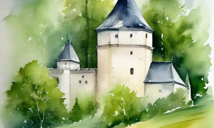 Hodonín – akvarel
